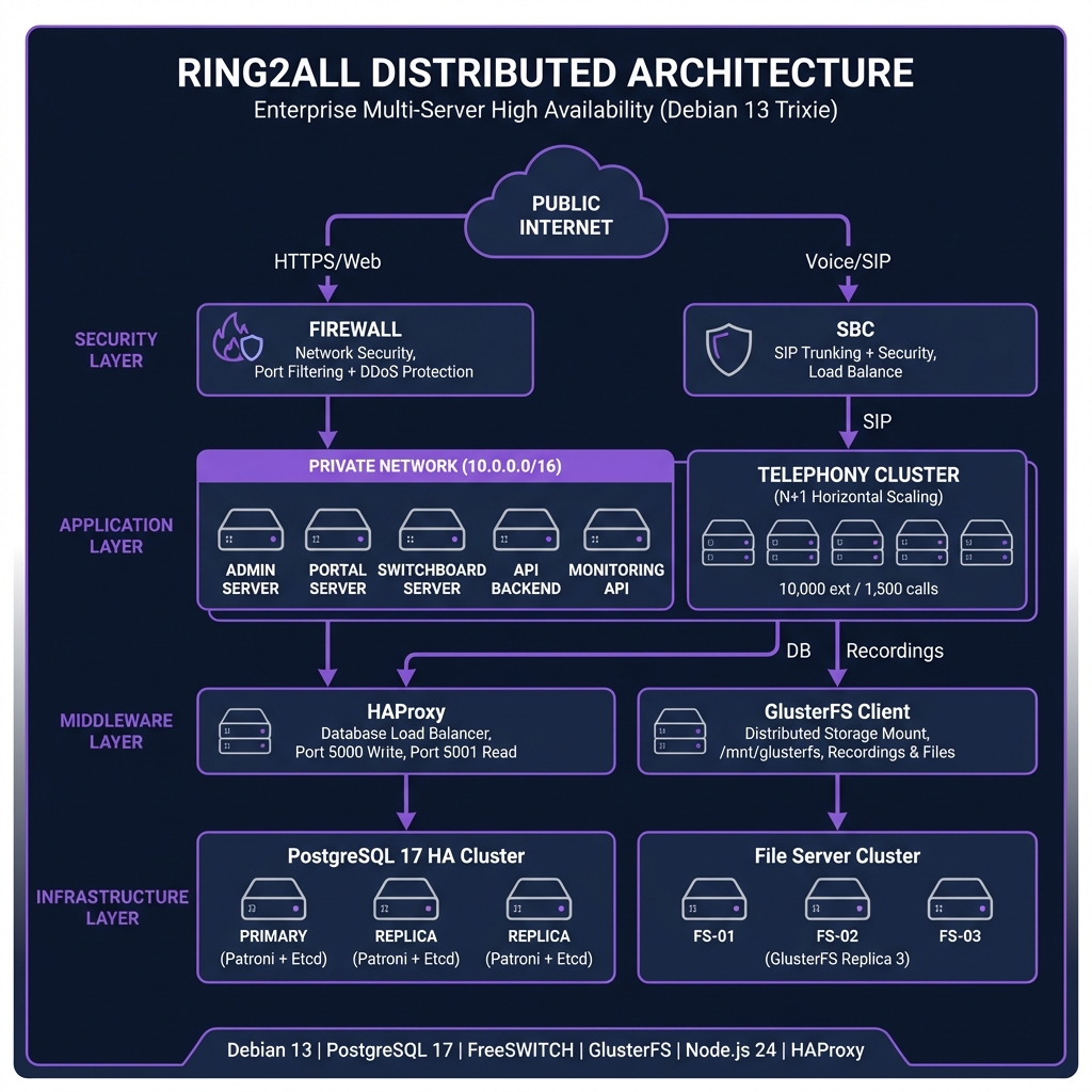 Ring2All Distributed Architecture