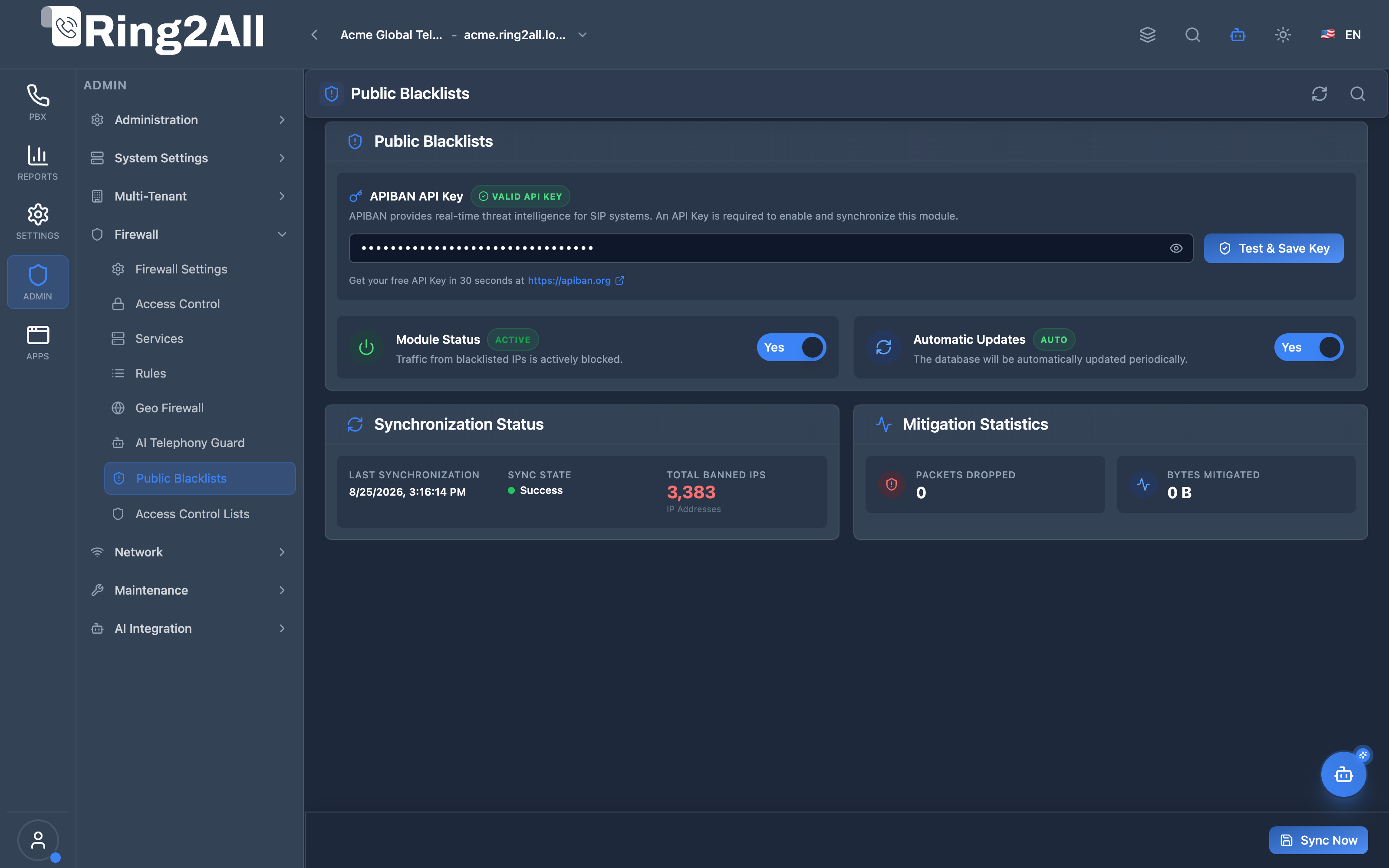 Public Blacklists Dashboard