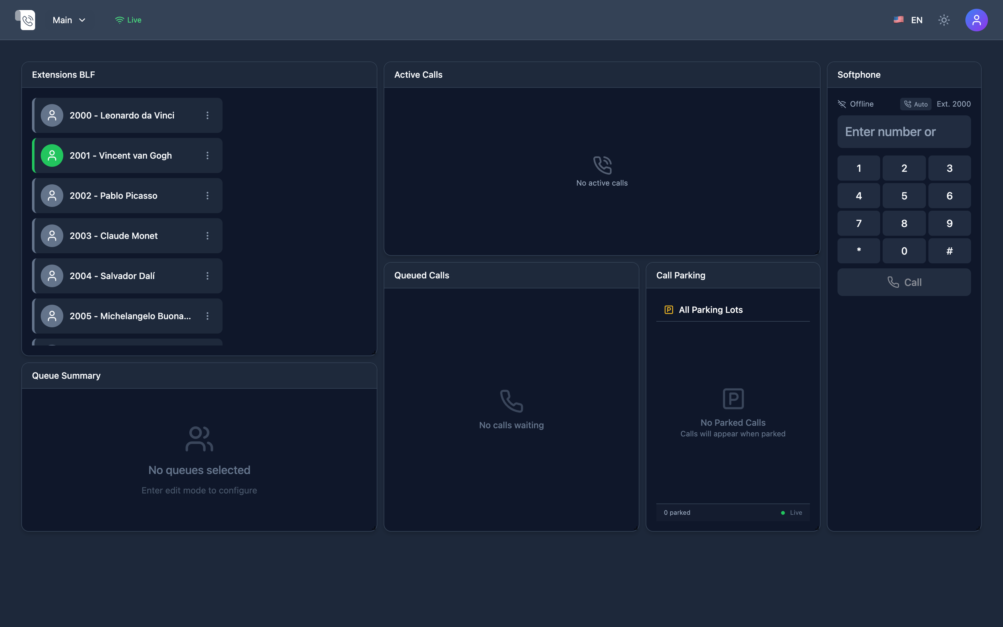 Switchboard Operator Console