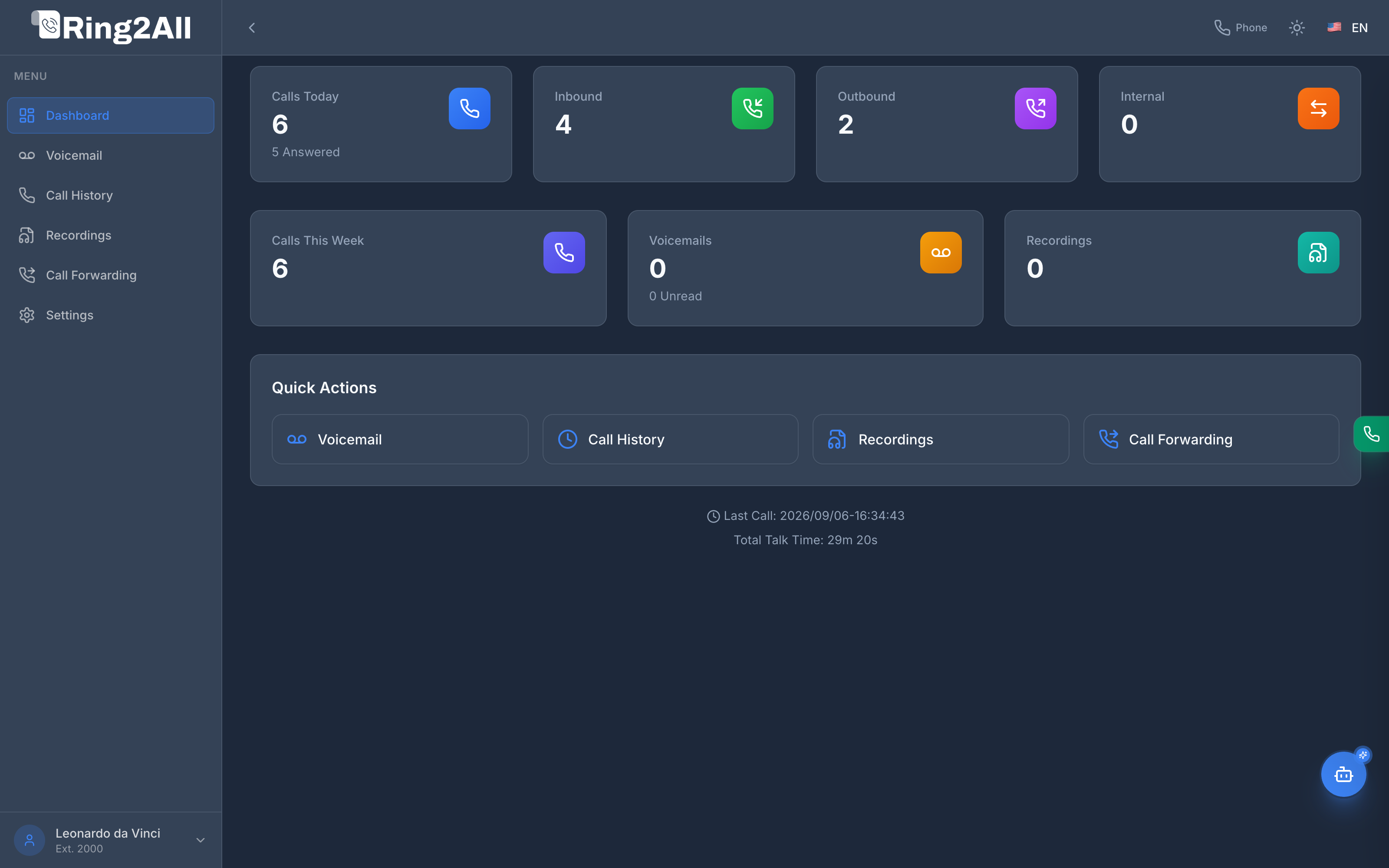 User Portal Dashboard