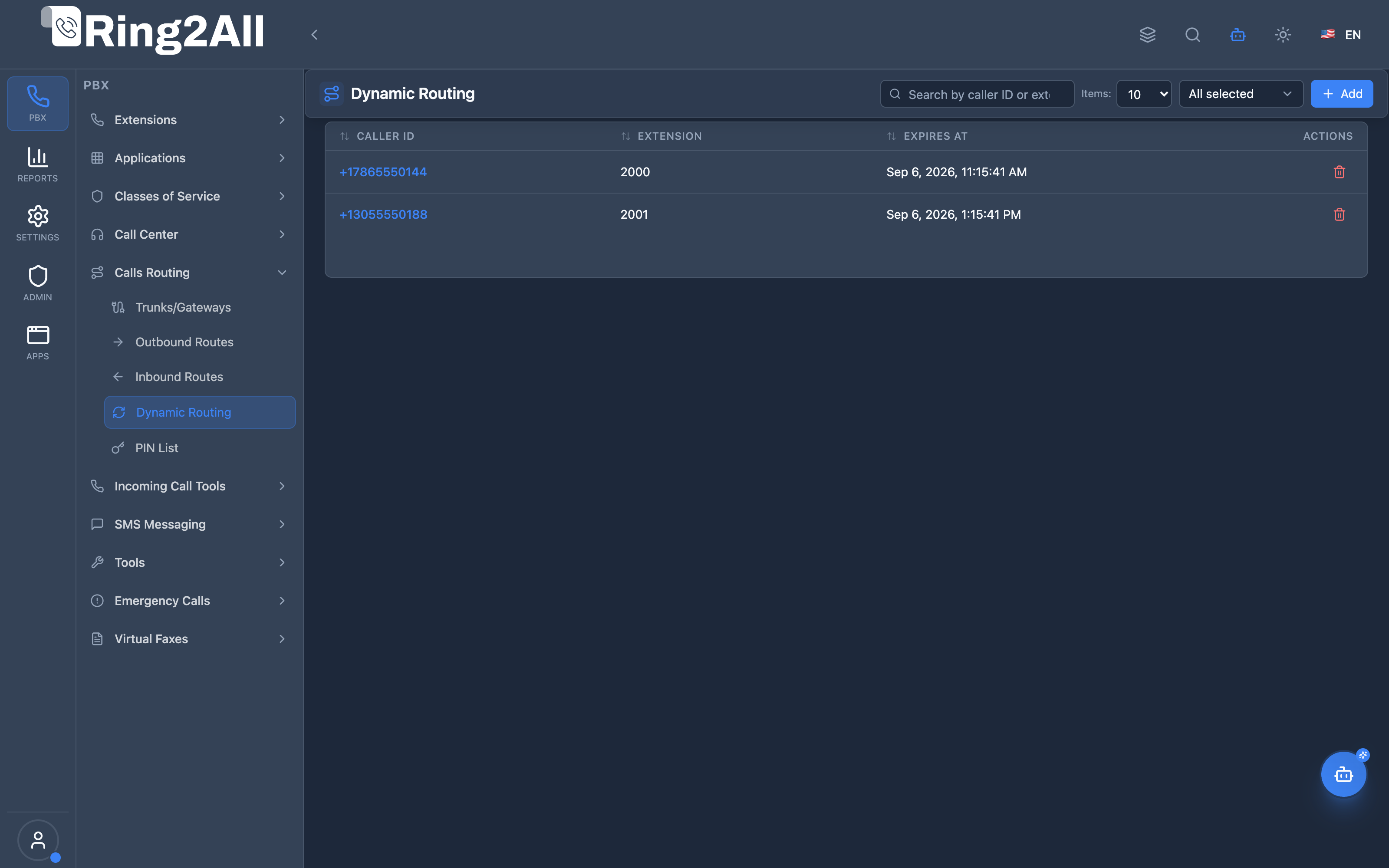 Dynamic Routing List View
