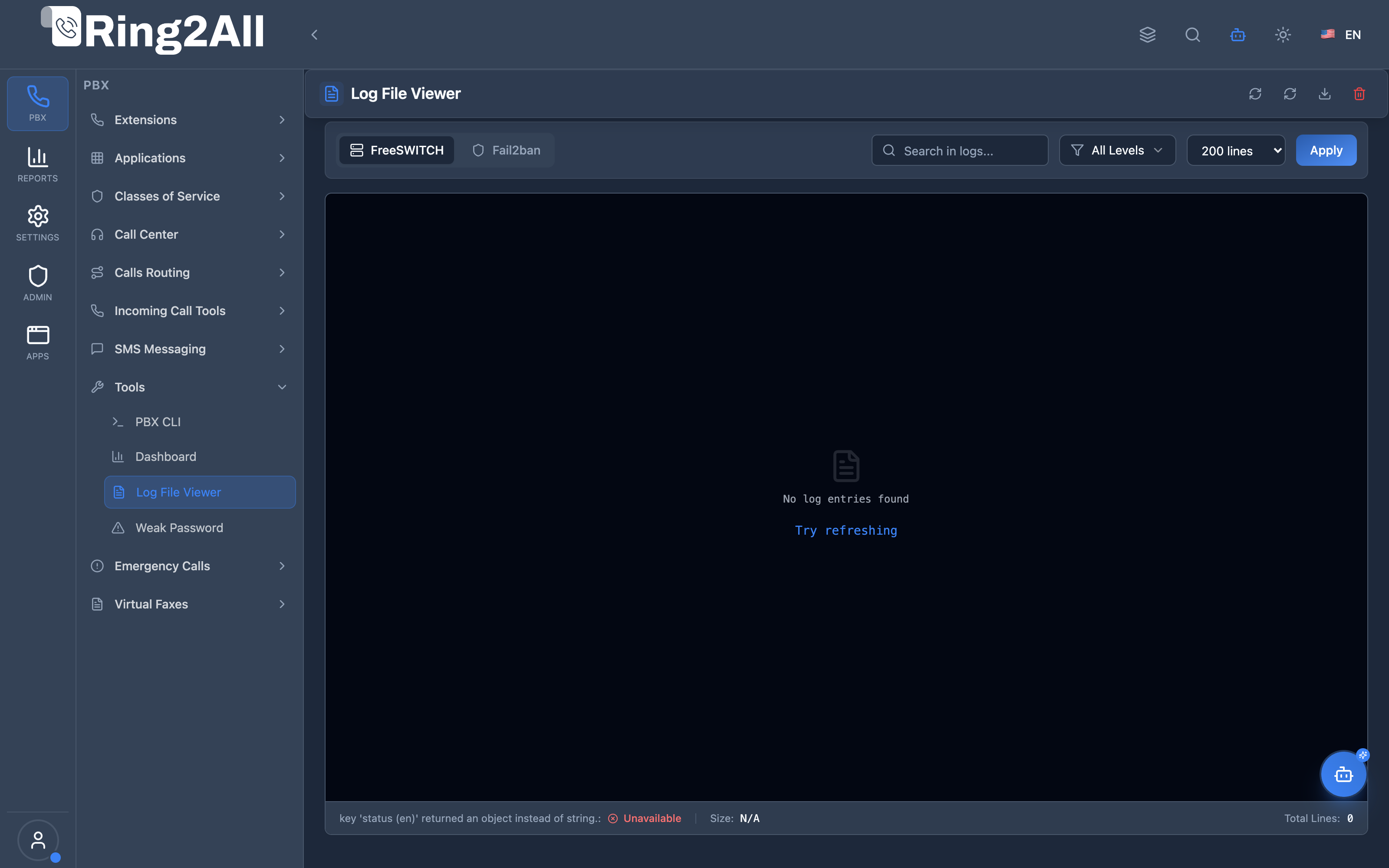 Log File Viewer View