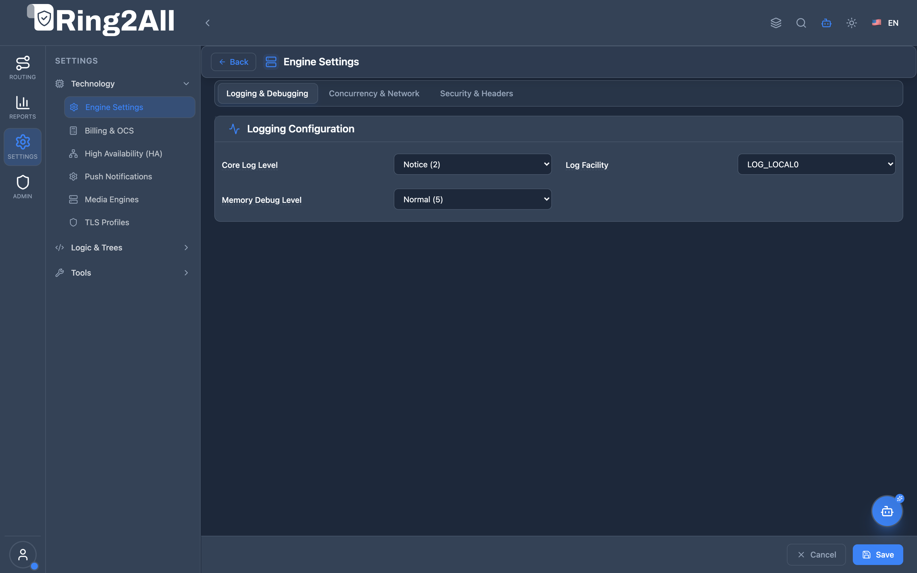 WireGuard Server Settings